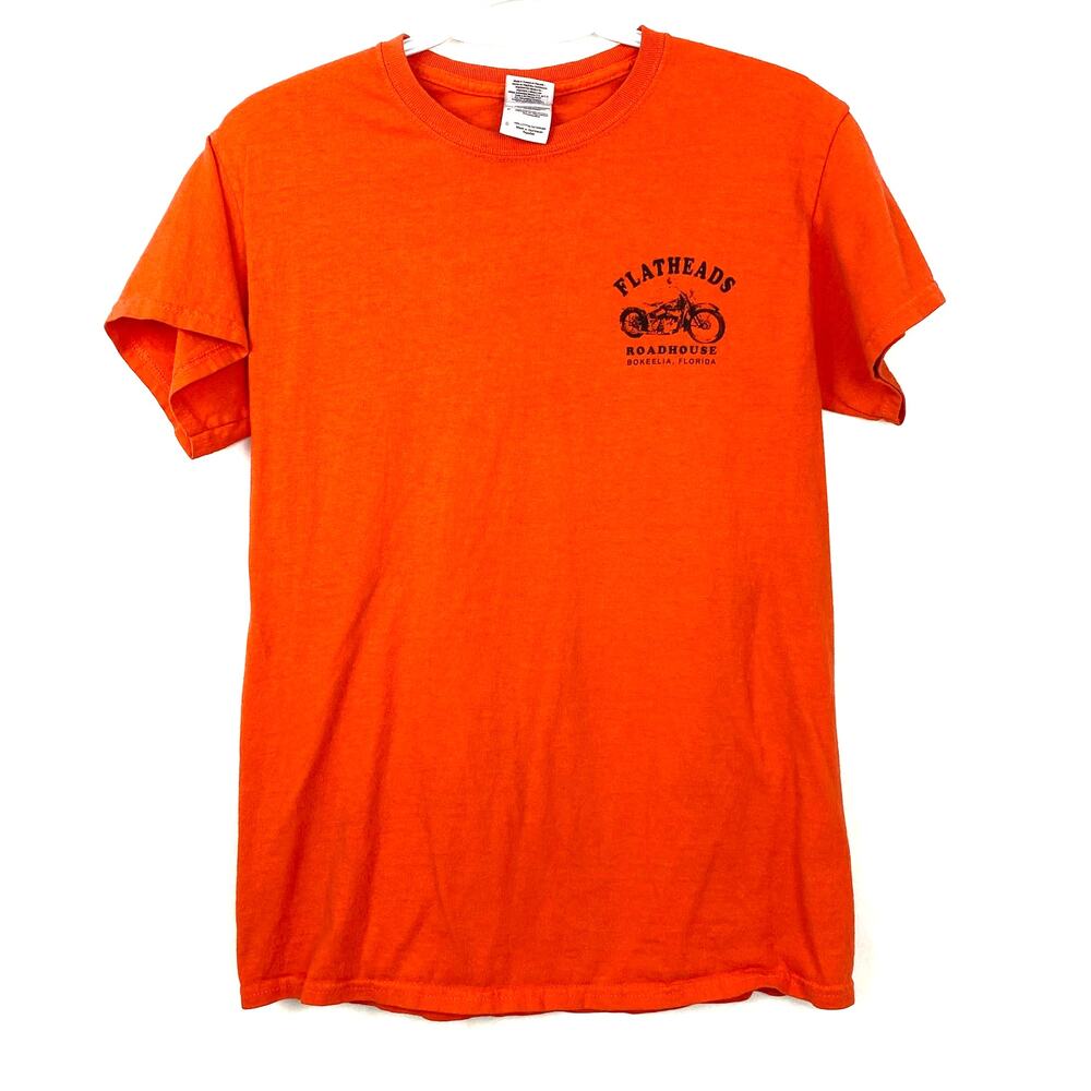 Rare Flatheads Roadhouse Bikers Bar T-Shirt Small